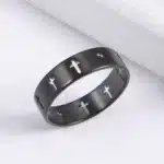 Bague croix chretienne 33