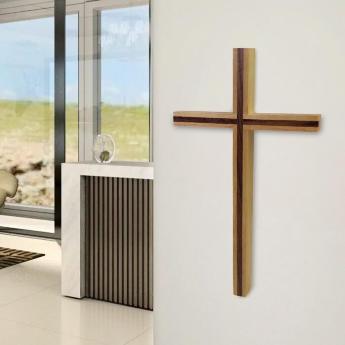 Croix Murale en bois 11