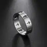 Bague croix chretienne 1