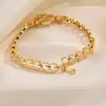 Bracelet femme 4 cœurs 5