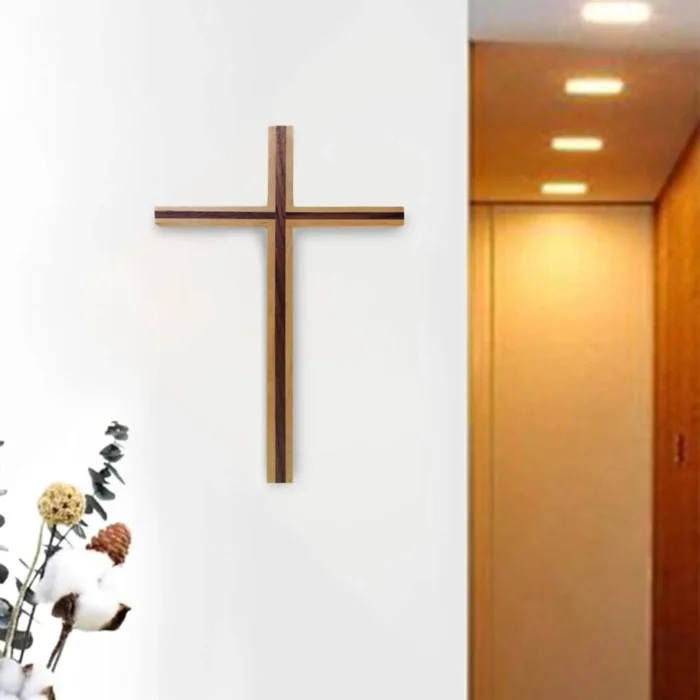 Croix Murale en bois 2
