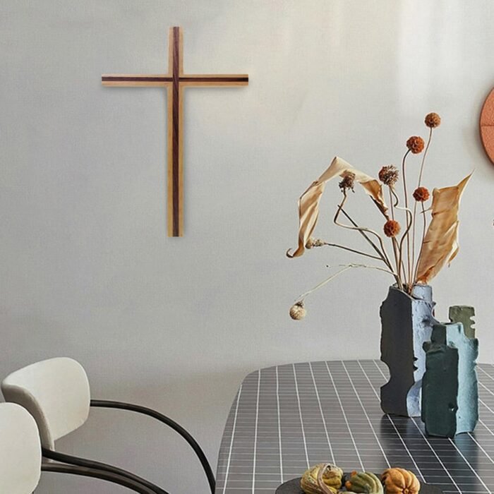 Croix Murale en bois 7