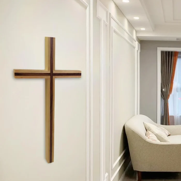 Croix Murale en bois 4